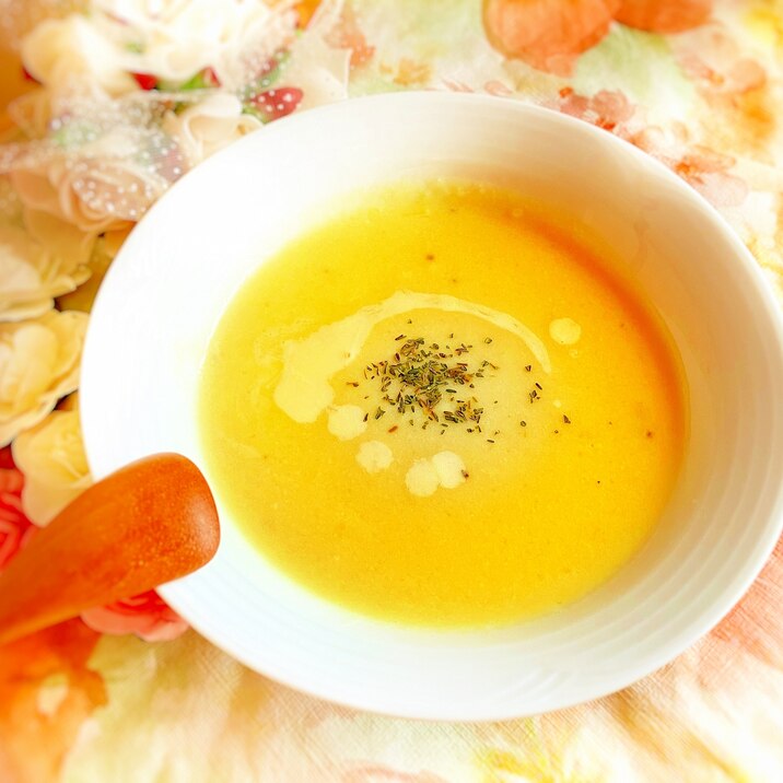 タンパク質も取れる♪豆腐とさつまいものポタージュ*